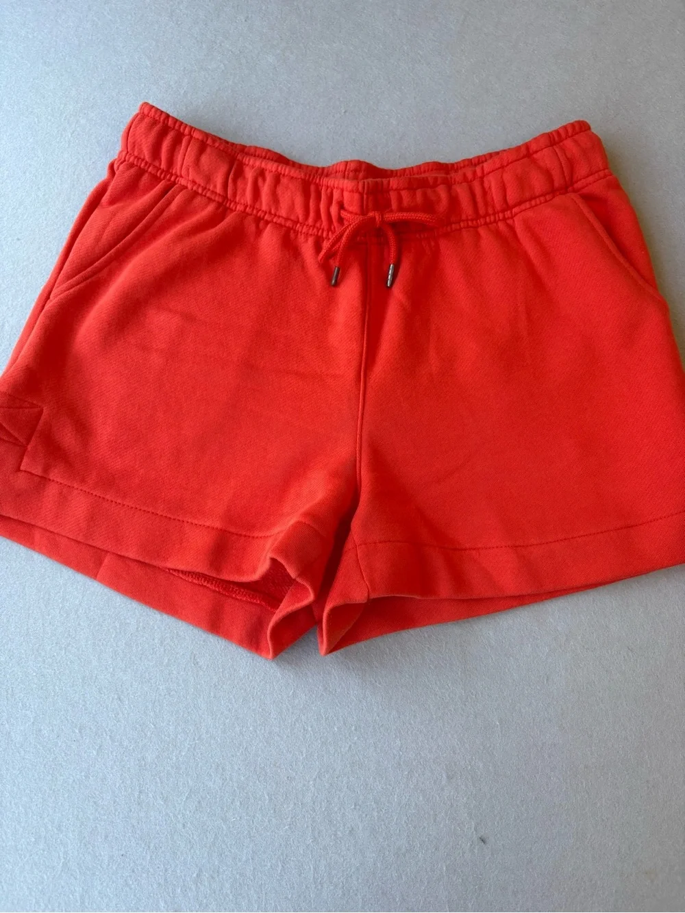 Universal Thread Coral-Red Drawstring Athletic Sweat 3” Shorts Sz M Athleisure - Picture 3 of 10